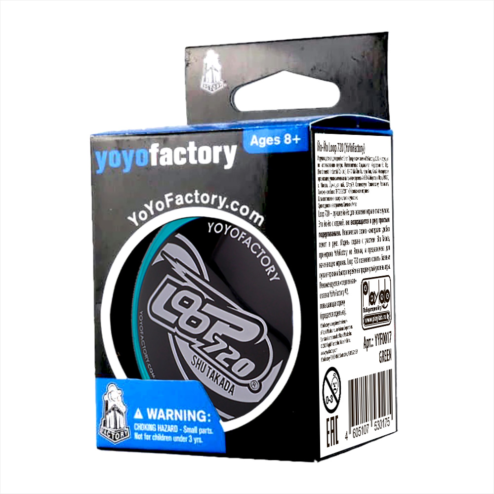 Йо-Йо YYF Loop 720 Зеленый "Северное Сияние" YoYoFactory - Йо-йо и ...