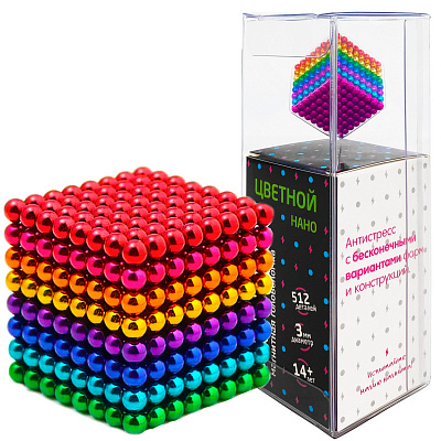 Magnetic Cube, цветной, 512ш/3мм