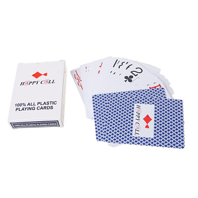 Карты игральные пластиковые Happy Call, 54шт