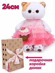 Кошечка Ли-Ли 24см с сумочкой-пирожным, короб-дом