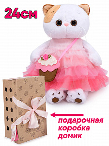 Кошечка Ли-Ли 24см с сумочкой-пирожным, короб-дом